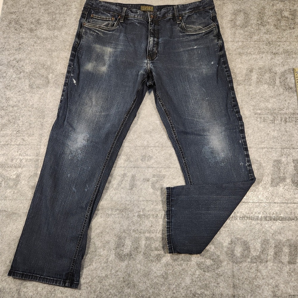 urban star jeans mens 40x30 blue demin boot cut stretch